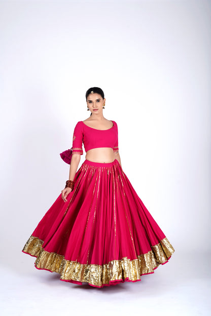 Phoolvati Rani Pink Saanjh Lehenga Set