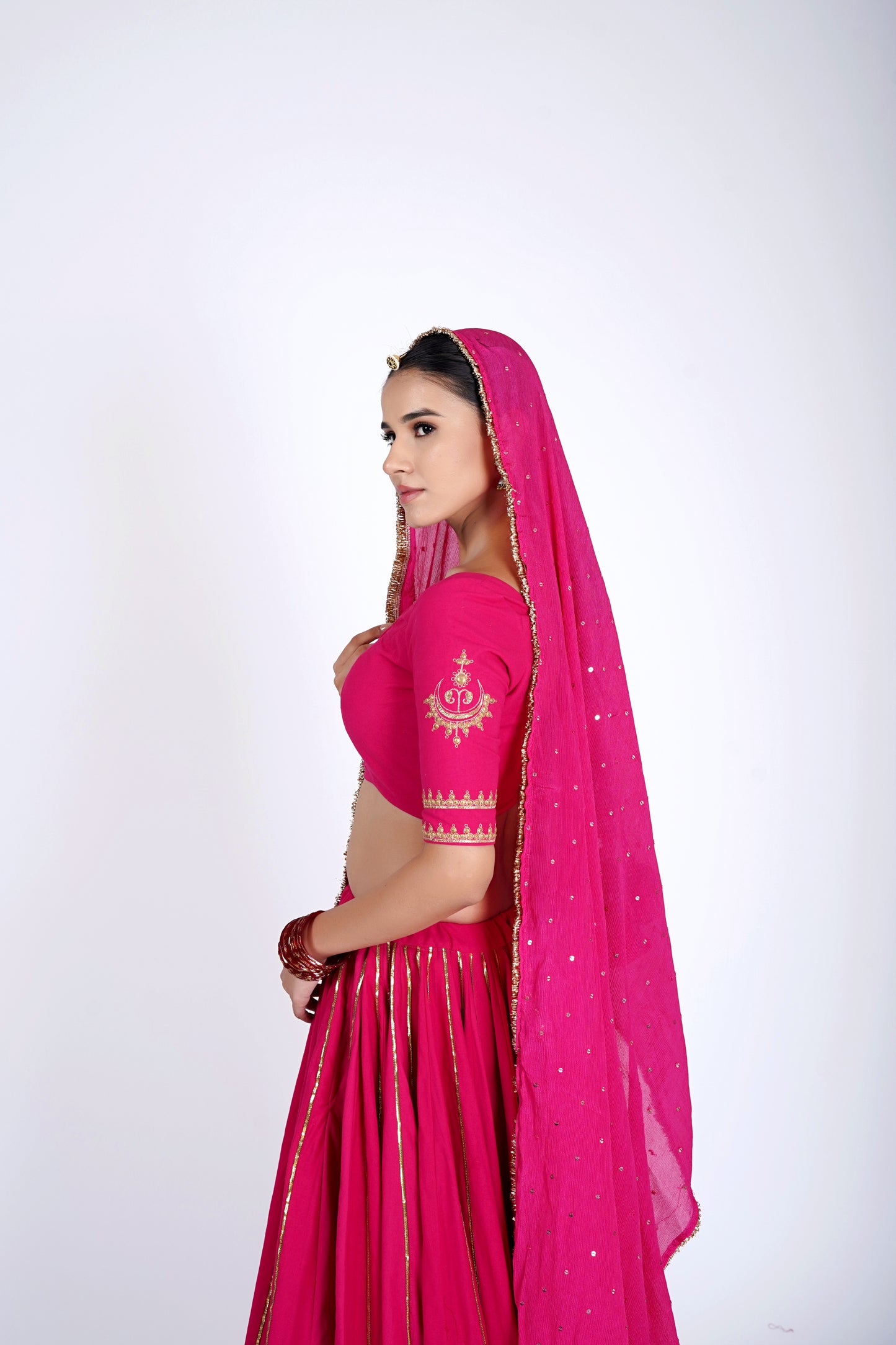Phoolvati Rani Pink Saanjh Lehenga Set