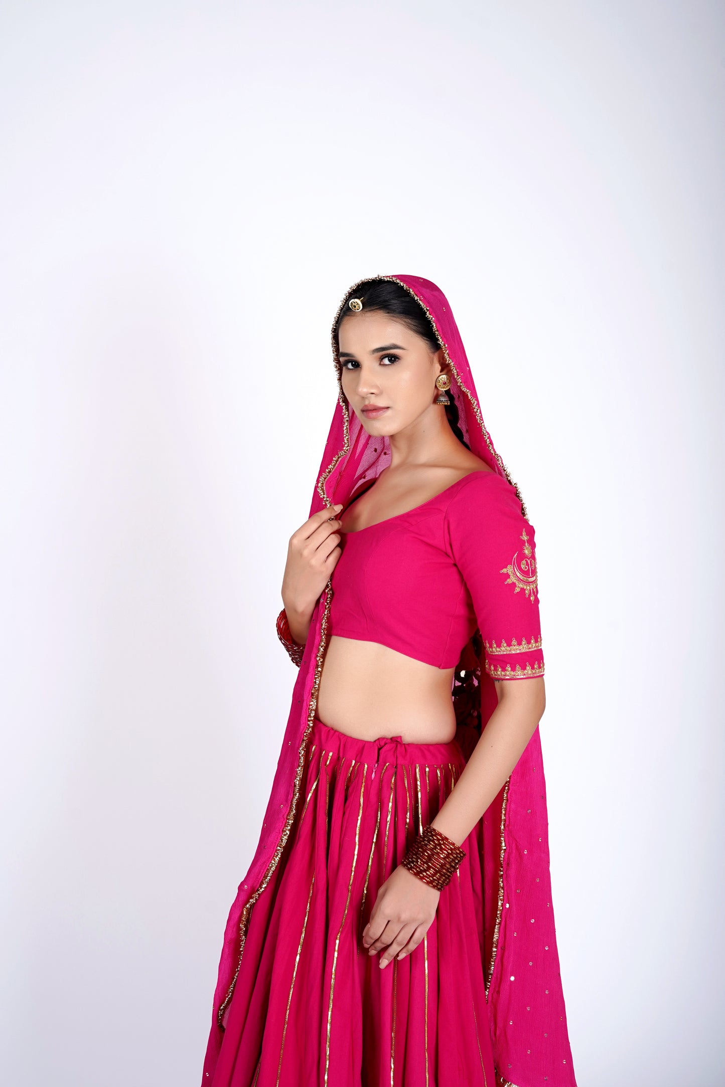 Phoolvati Rani Pink Saanjh Lehenga Set