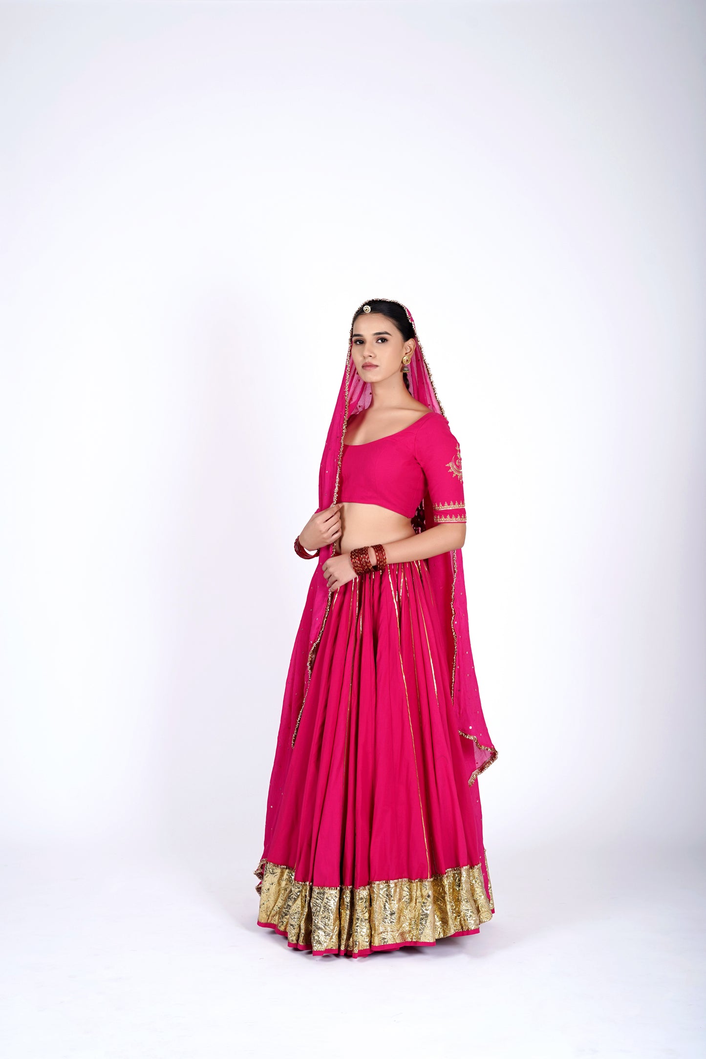 Phoolvati Rani Pink Saanjh Lehenga Set