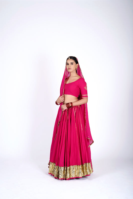Phoolvati Rani Pink Saanjh Lehenga Set