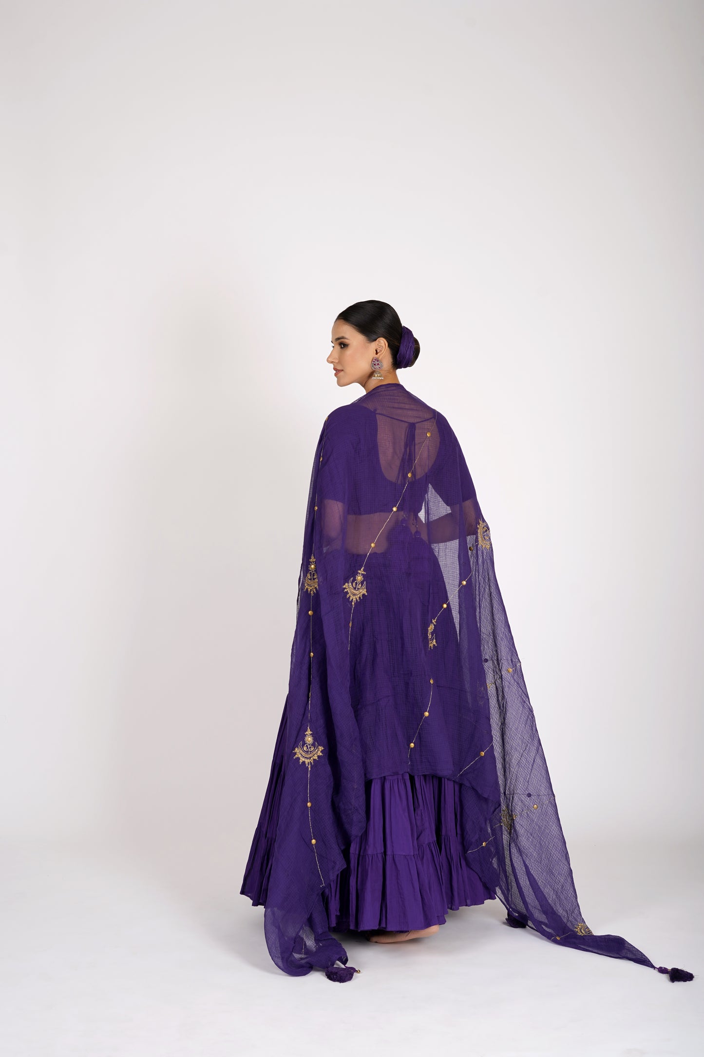 Neelaya Violet Saanjh Lehenga Set