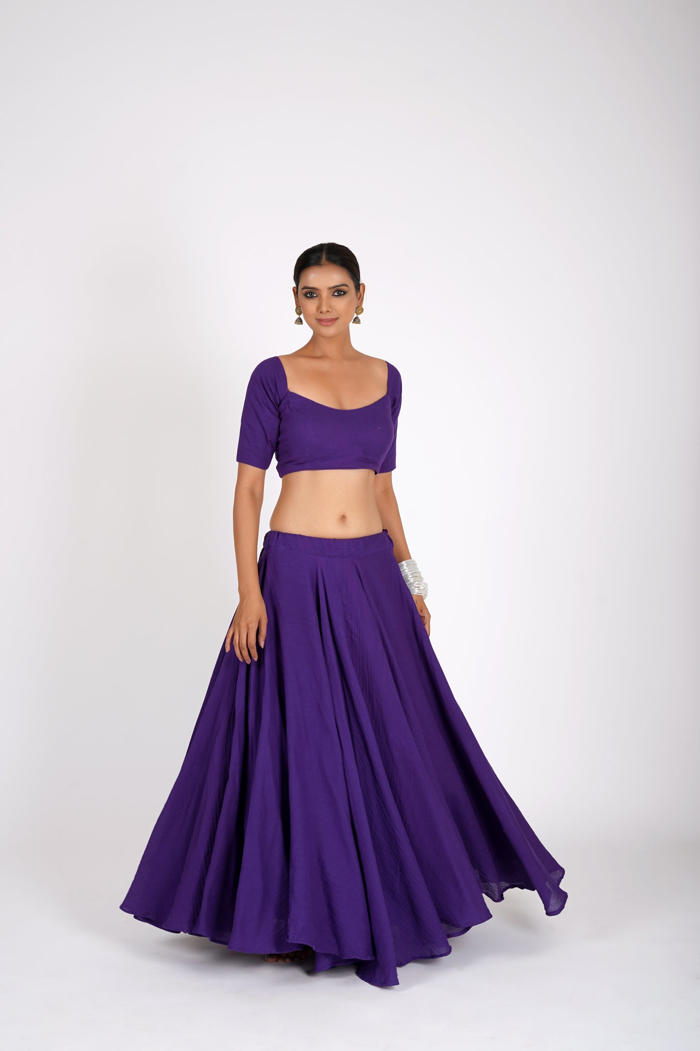 Lavanya Violet Saanjh Lehenga Set
