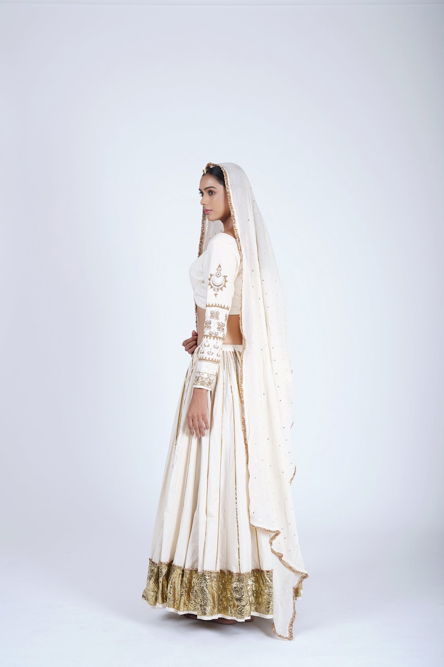Shubhra Ivory Saanjh Lehenga Set