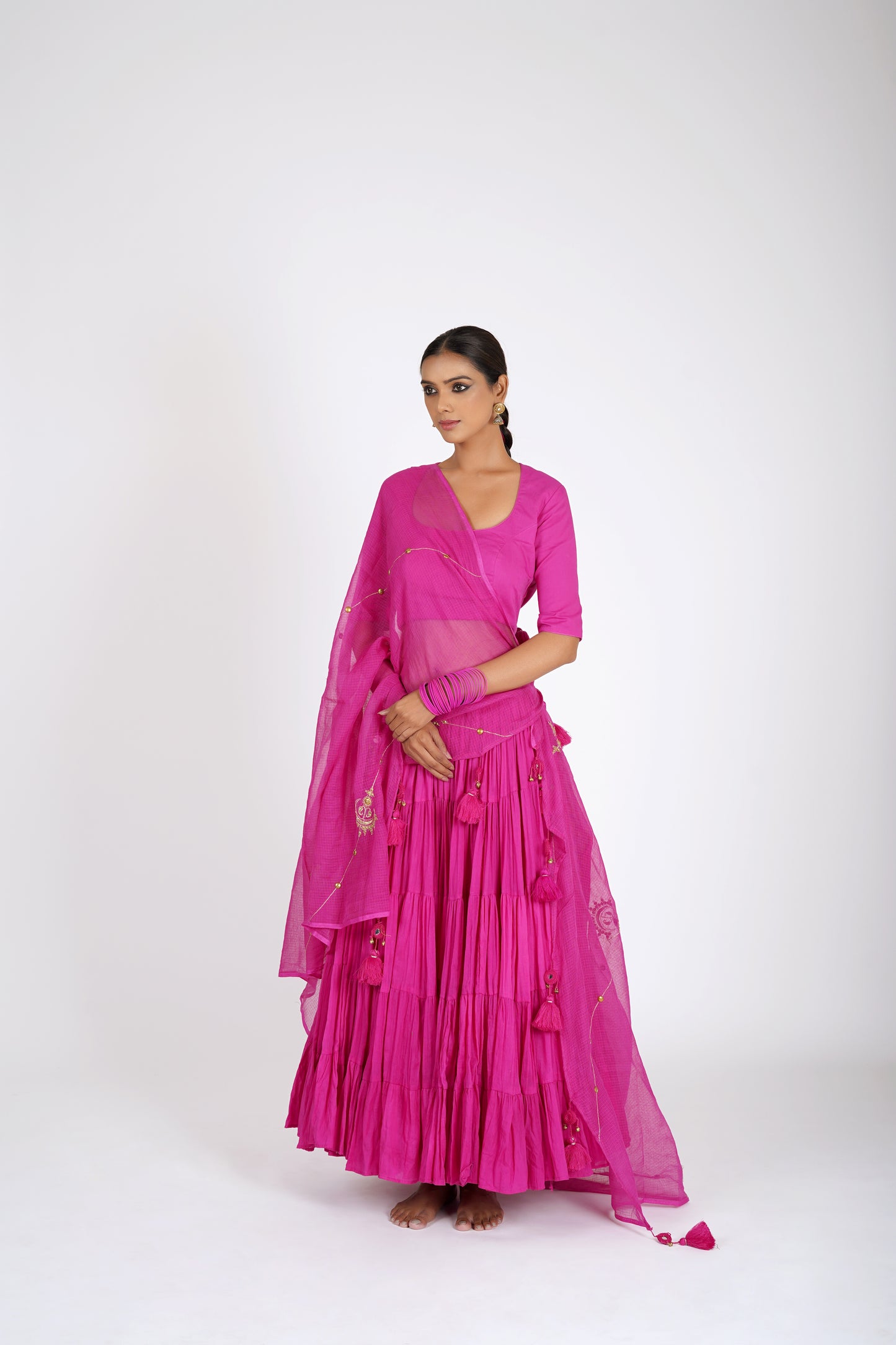 Varnika Rani Pink Saanjh Lehenga Set