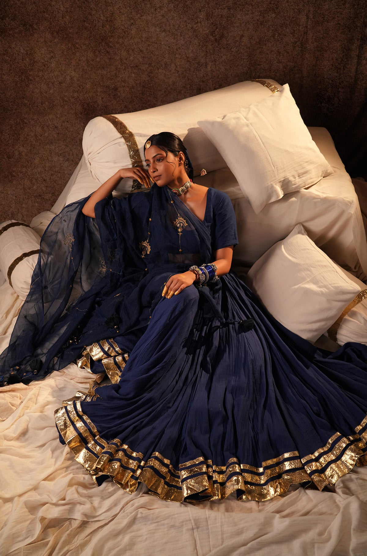 Mehfil Noir Lehenga Set