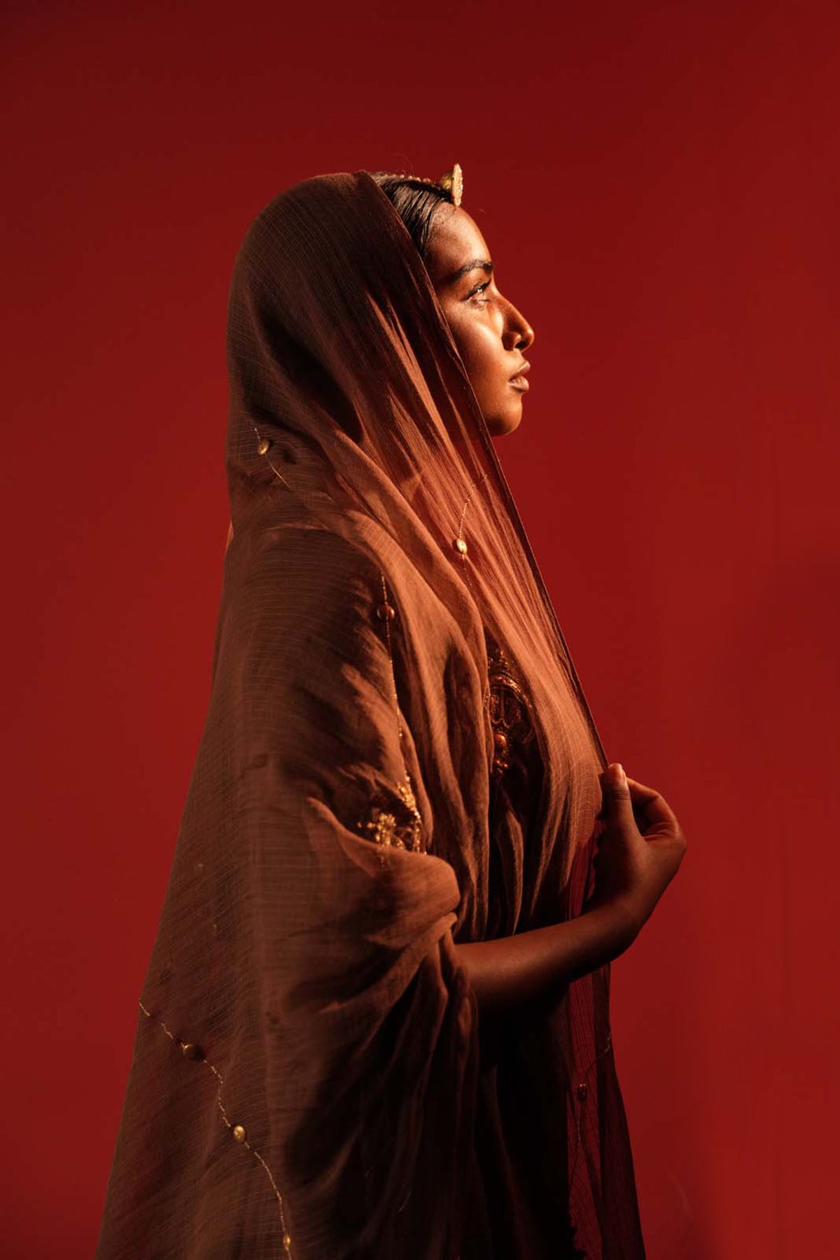 Laal Reshma Lehenga Set