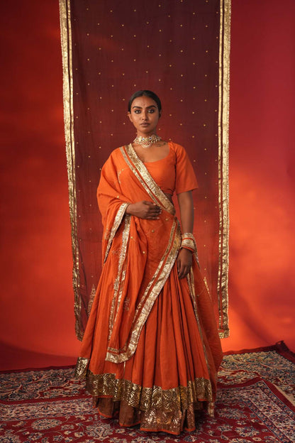 Sindoor Mitti Lehenga Set