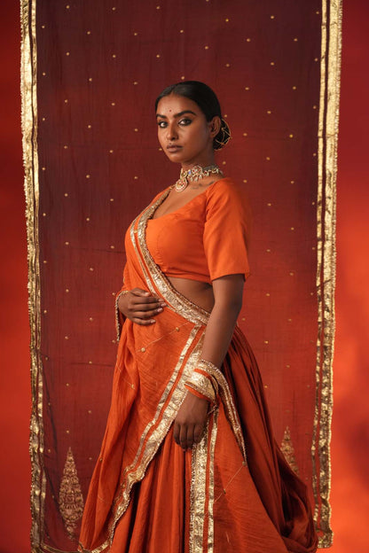 Sindoor Mitti Lehenga Set