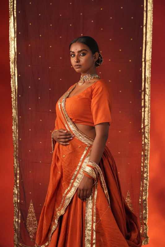 Sindoor Mitti Lehenga Set
