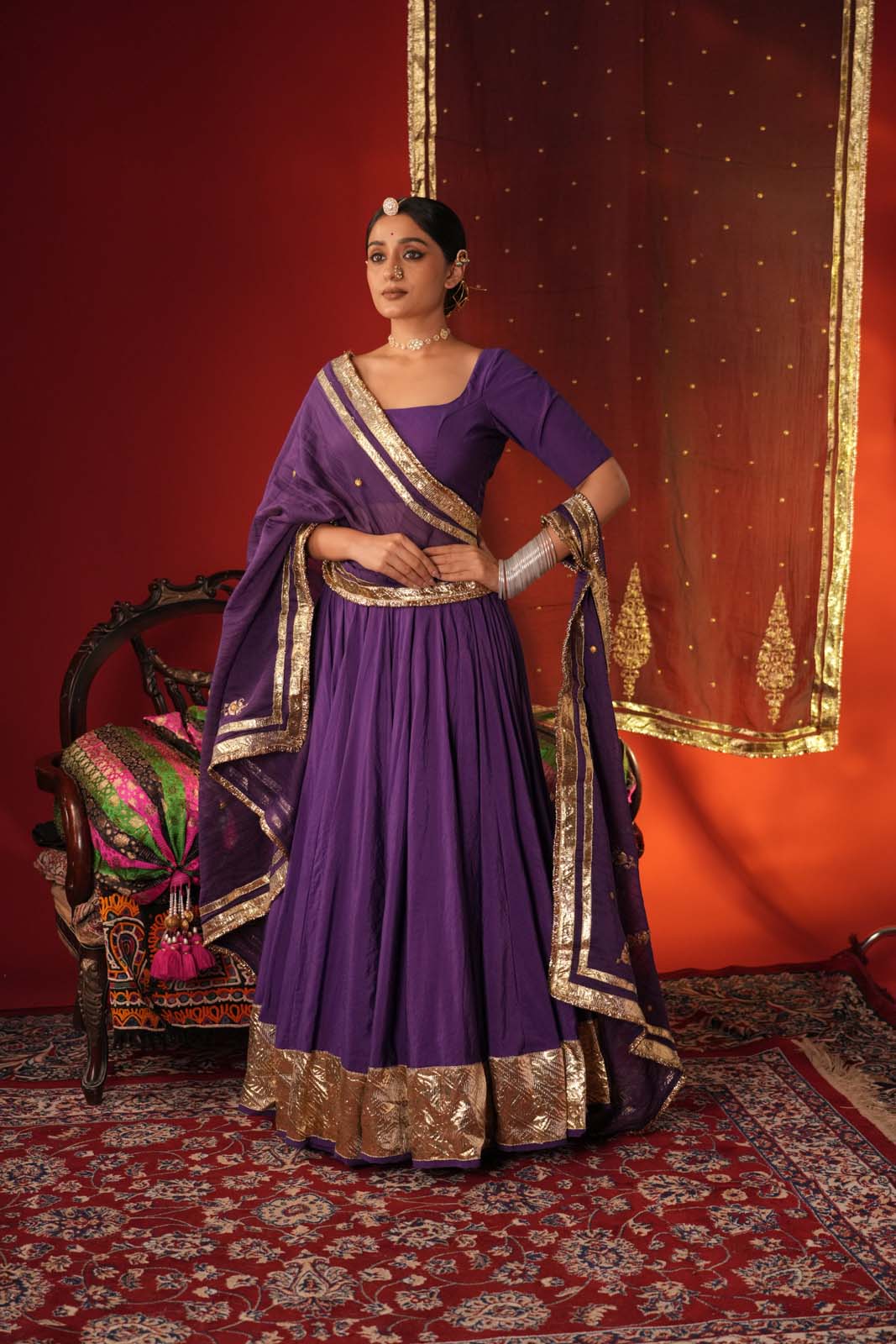 Neel Pushp Lehenga Set