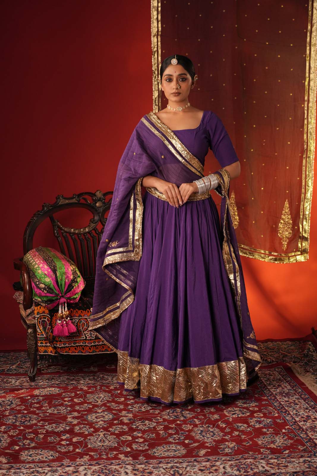 Neel Pushp Lehenga Set