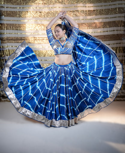 Modal Silk Leheriya Chaniya Choli