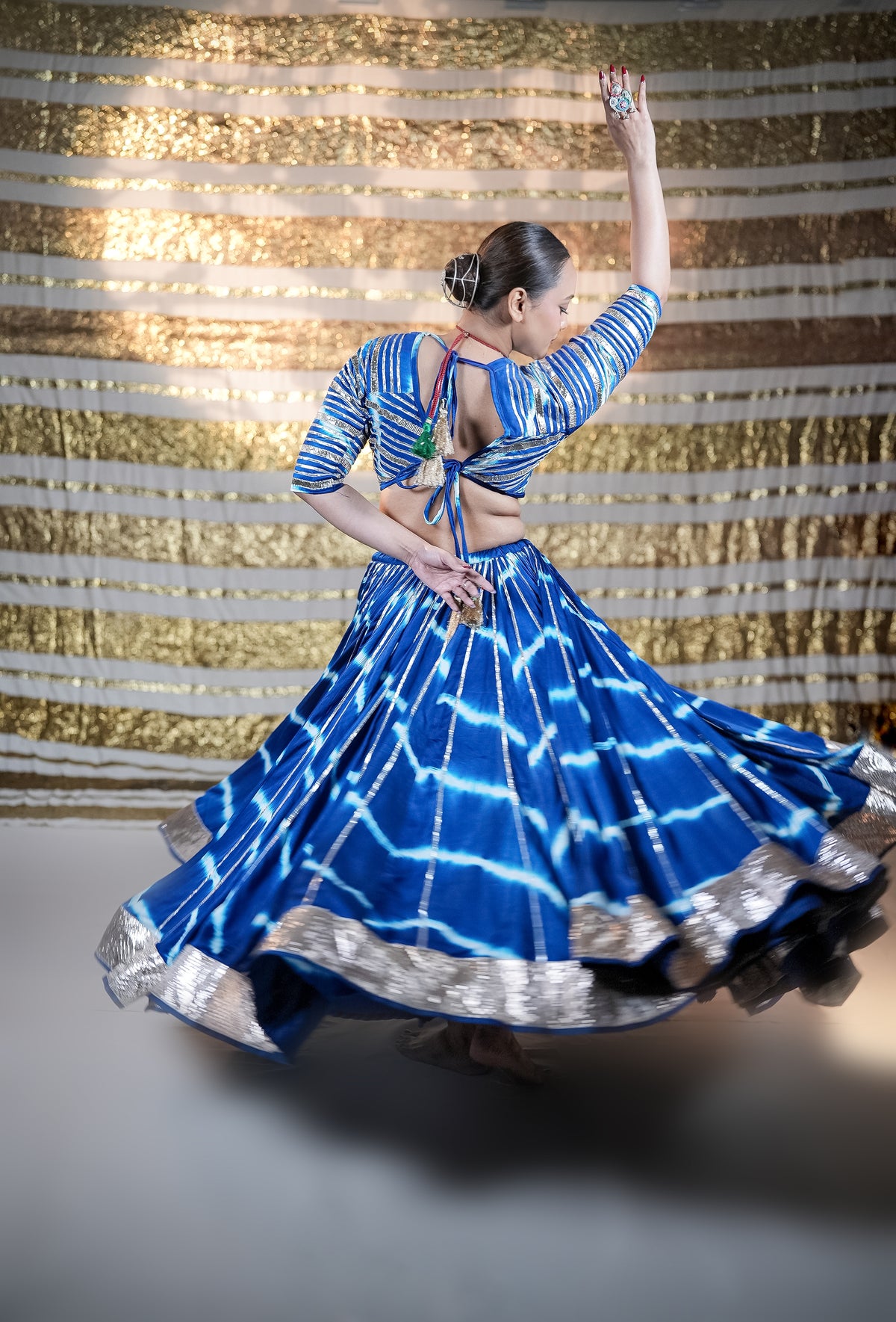 Modal Silk Leheriya Chaniya Choli