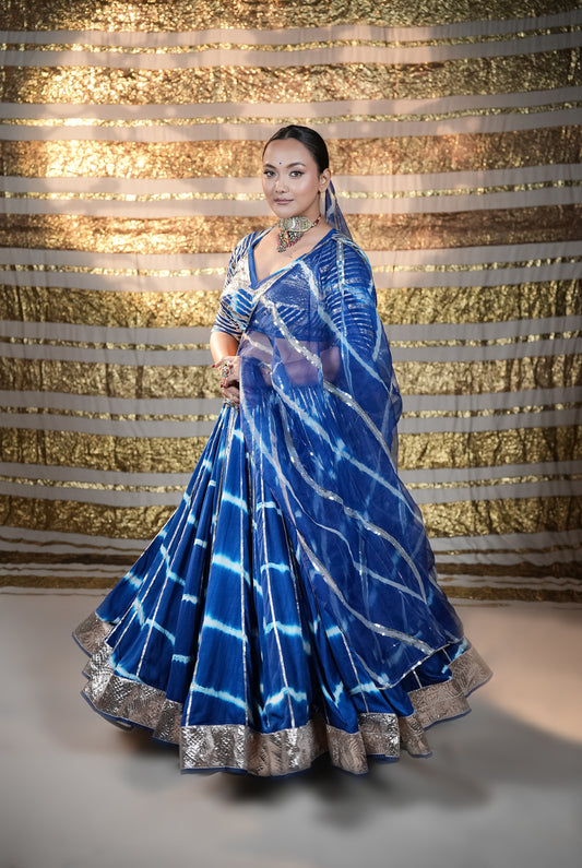 Modal Silk Leheriya Chaniya Choli