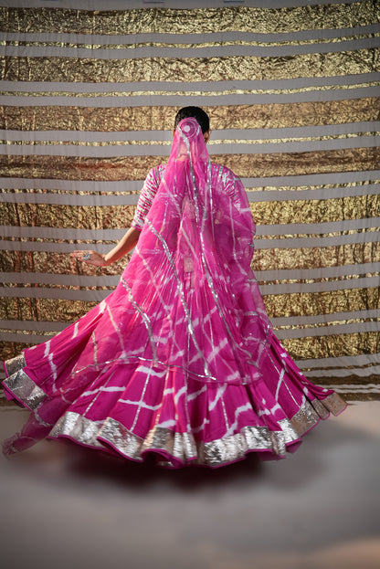 Modal Silk Leheriya Chaniya Choli