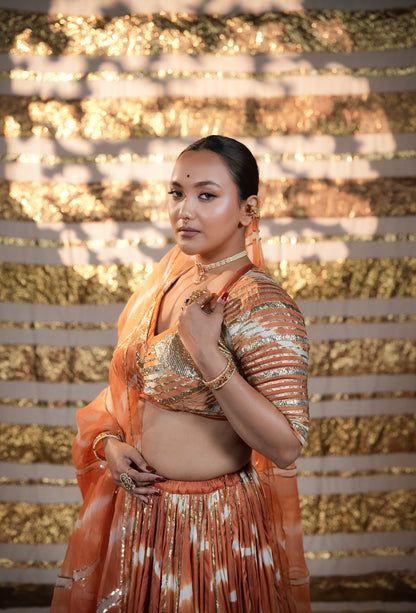 Modal Silk Leheriya Chaniya Choli