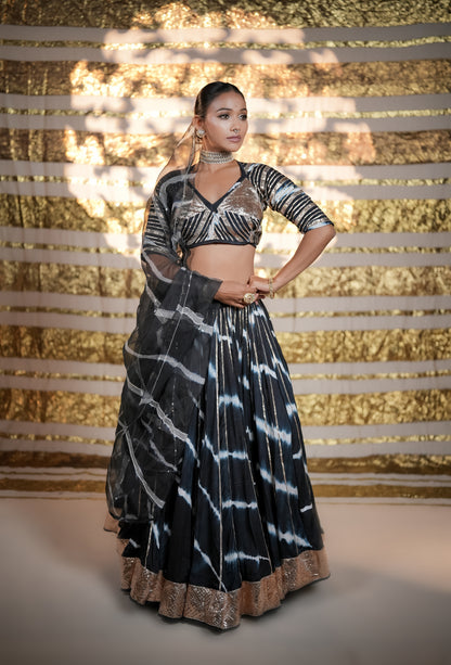 Modal Silk Leheriya Chaniya Choli