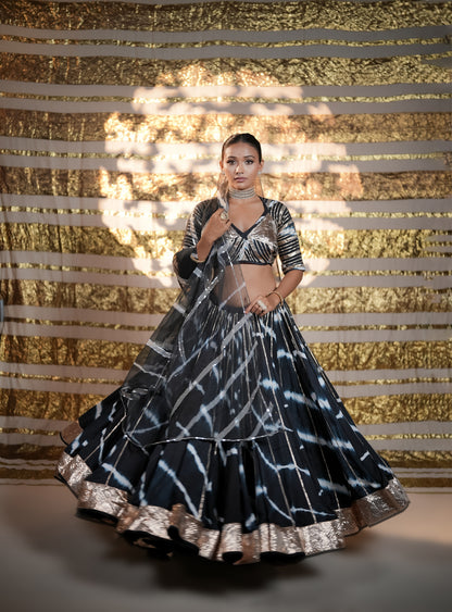 Modal Silk Leheriya Chaniya Choli